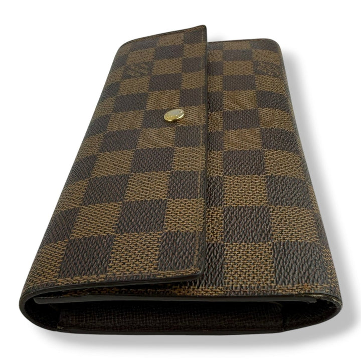 Louis Vuitton Trifold Brown Damier Femme Wallet - Lux Central