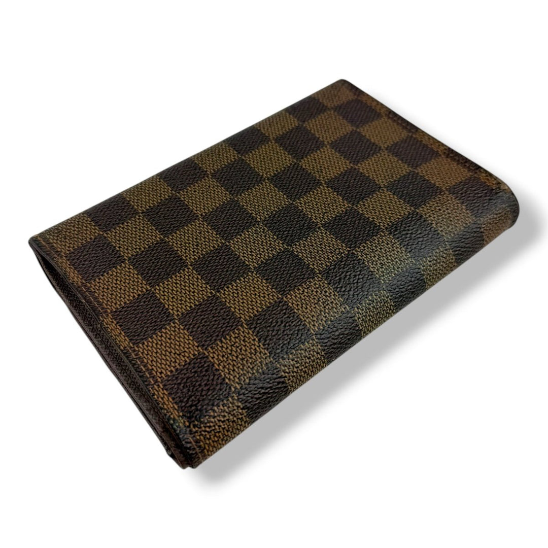 Louis Vuitton Trifold Brown Damier Femme Wallet - Lux Central
