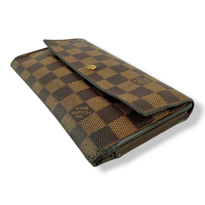 Louis Vuitton Trifold Brown Damier Femme Wallet - Lux Central