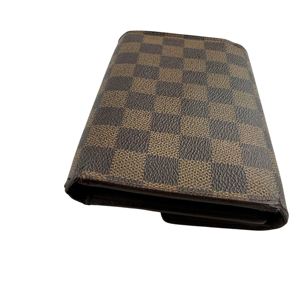 Louis Vuitton Trifold Brown Damier Femme Wallet - Lux Central