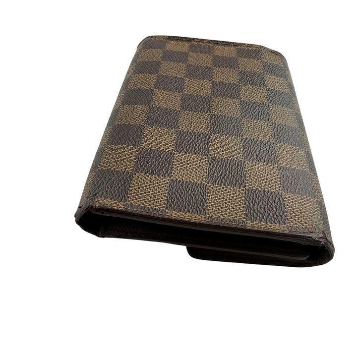 Louis Vuitton Trifold Brown Damier Femme Wallet - Lux Central