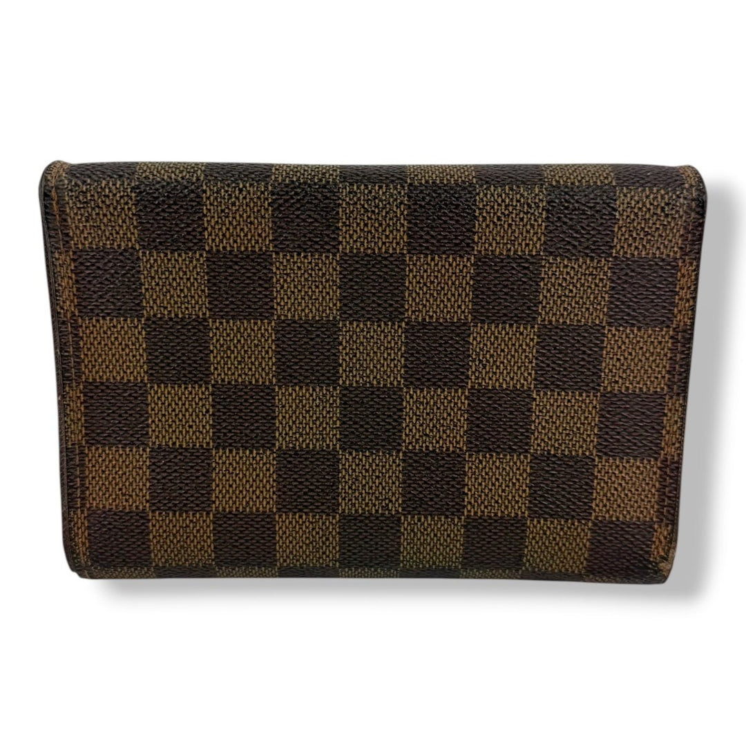 Louis Vuitton Trifold Brown Damier Femme Wallet - Lux Central