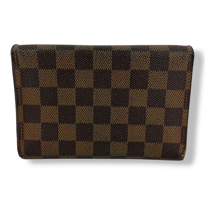 Louis Vuitton Trifold Brown Damier Femme Wallet - Lux Central