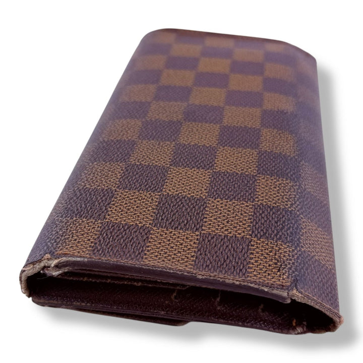 Louis Vuitton Trifold Brown Damier Femme Wallet - Lux Central