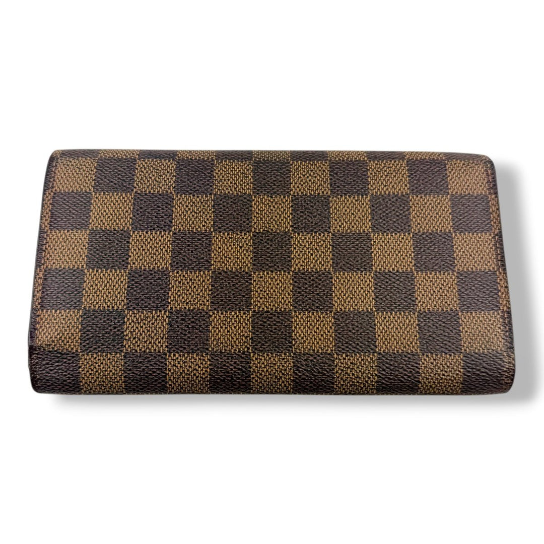 Louis Vuitton Trifold Brown Damier Femme Wallet - Lux Central