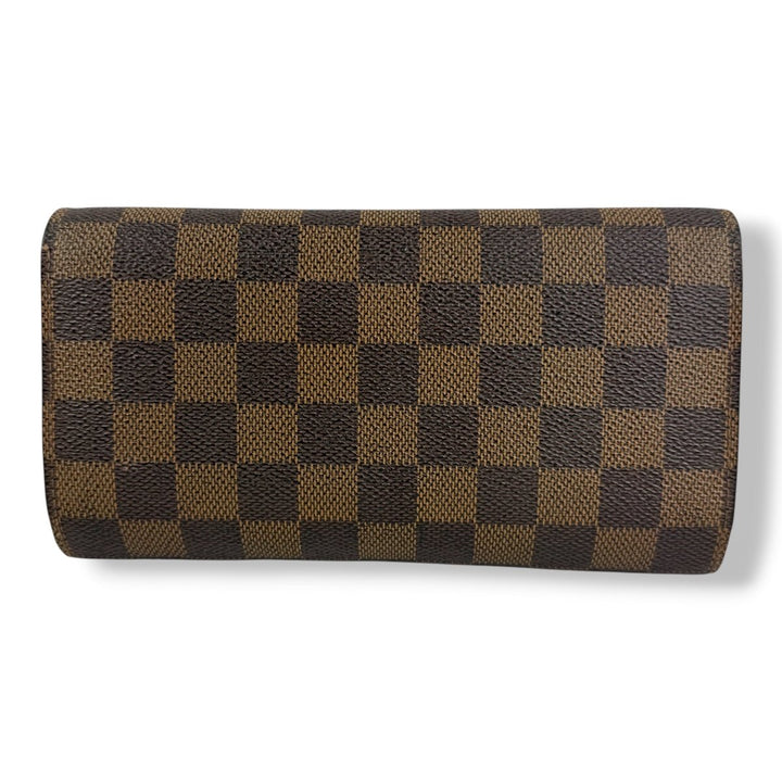 Louis Vuitton Trifold Brown Damier Femme Wallet - Lux Central