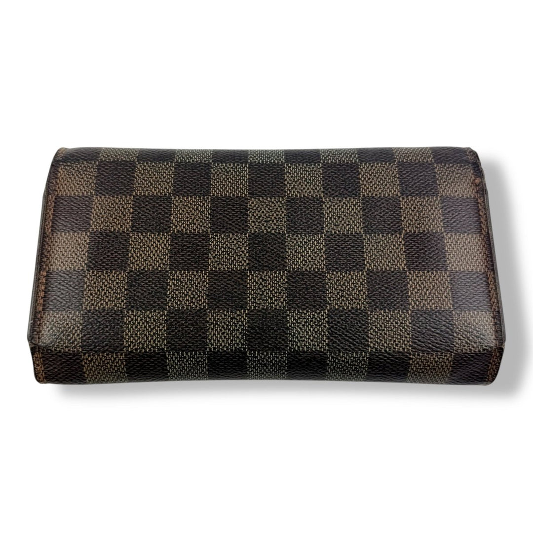 Louis Vuitton Trifold Brown Damier Femme Wallet - Lux Central