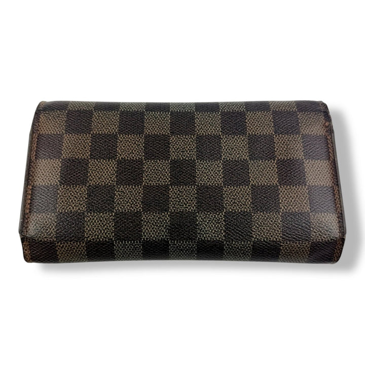 Louis Vuitton Trifold Brown Damier Femme Wallet - Lux Central