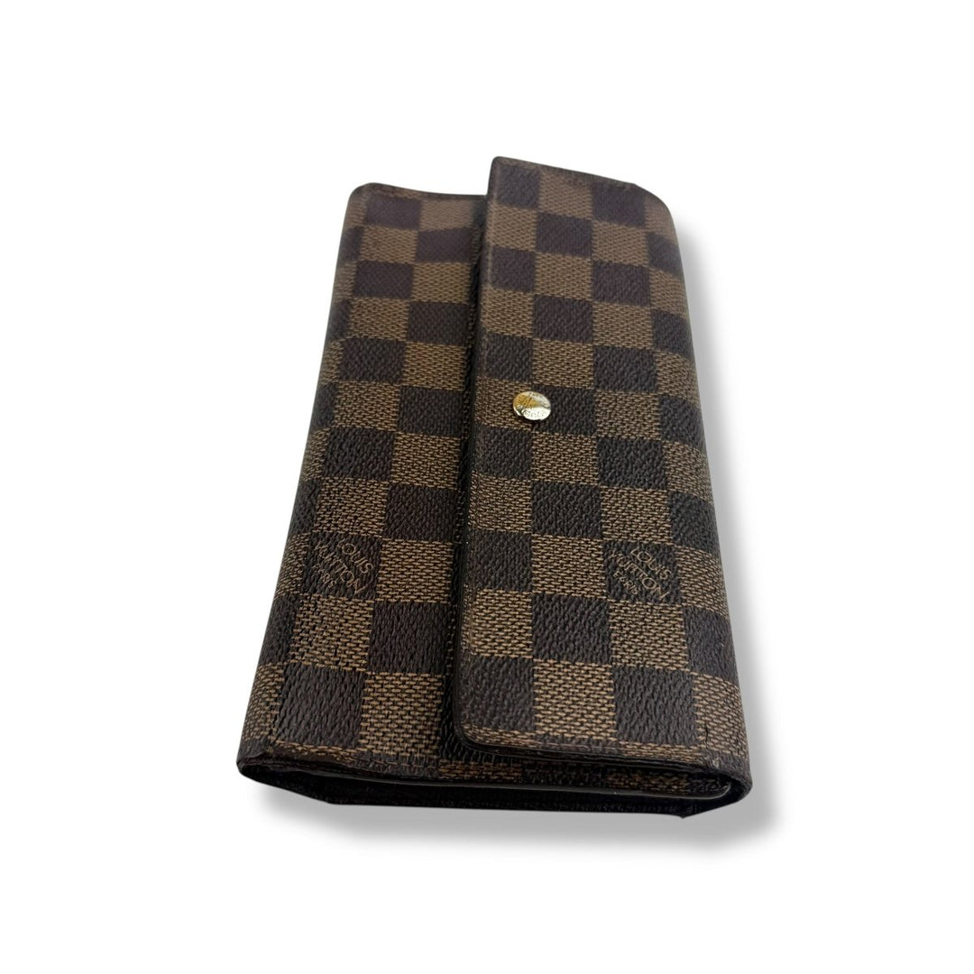 Louis Vuitton Trifold Brown Damier Femme Wallet - Lux Central