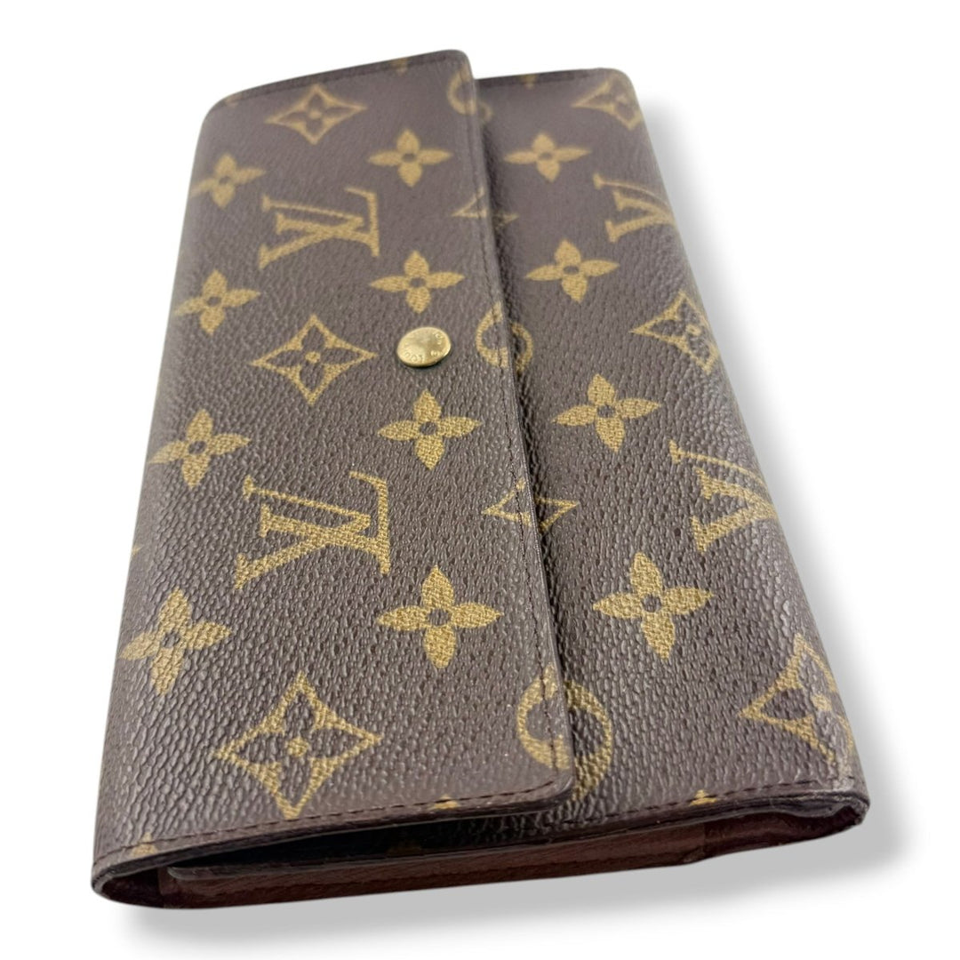 Louis Vuitton Trifold Brown Monogram Femme Wallet - Lux Central