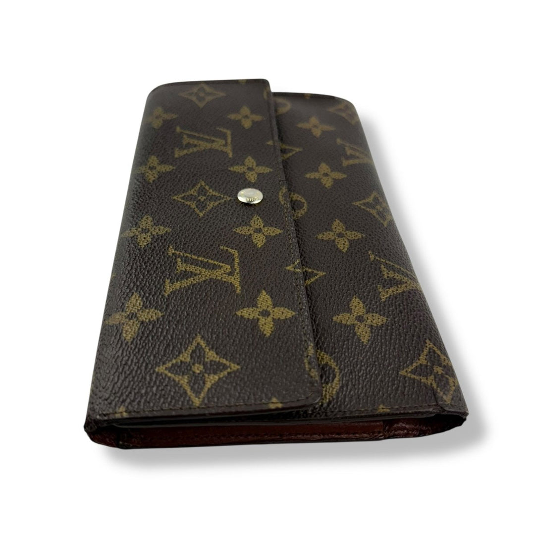 Louis Vuitton Trifold Brown Monogram Femme Wallet - Lux Central