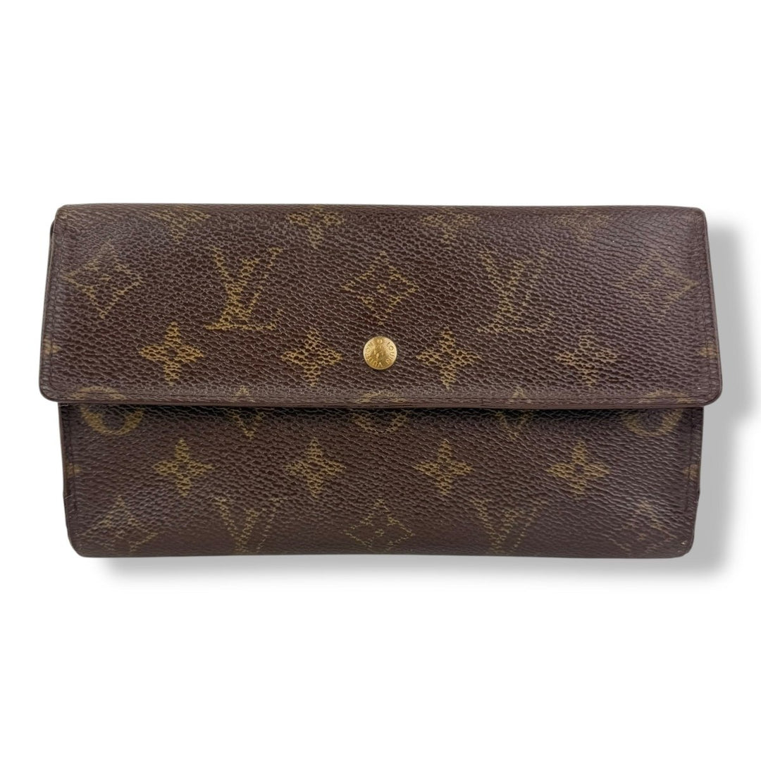 Louis Vuitton Trifold Brown Monogram Femme Wallet - Lux Central