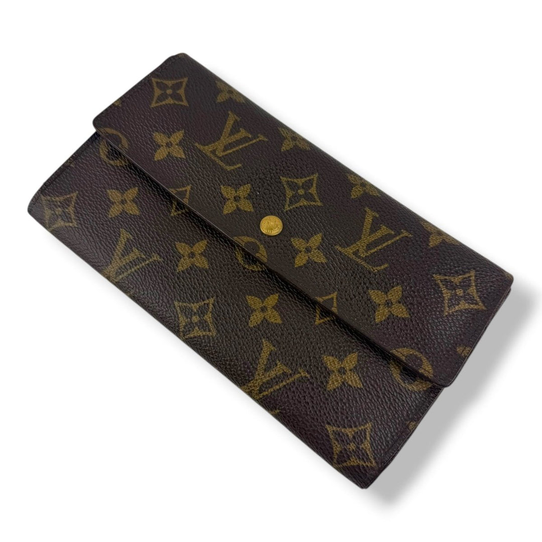 Louis Vuitton Trifold Brown Monogram Femme Wallet - Lux Central