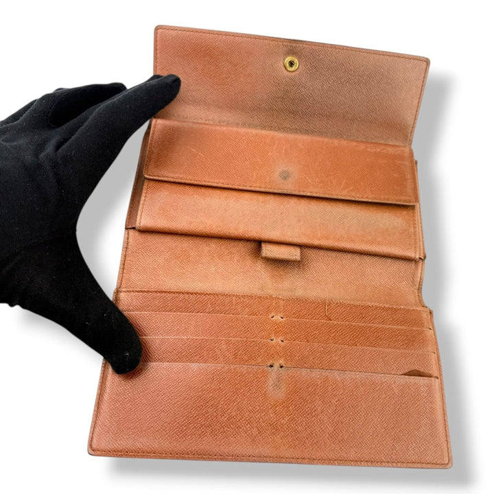 Louis Vuitton Trifold Brown Monogram Femme Wallet - Lux Central