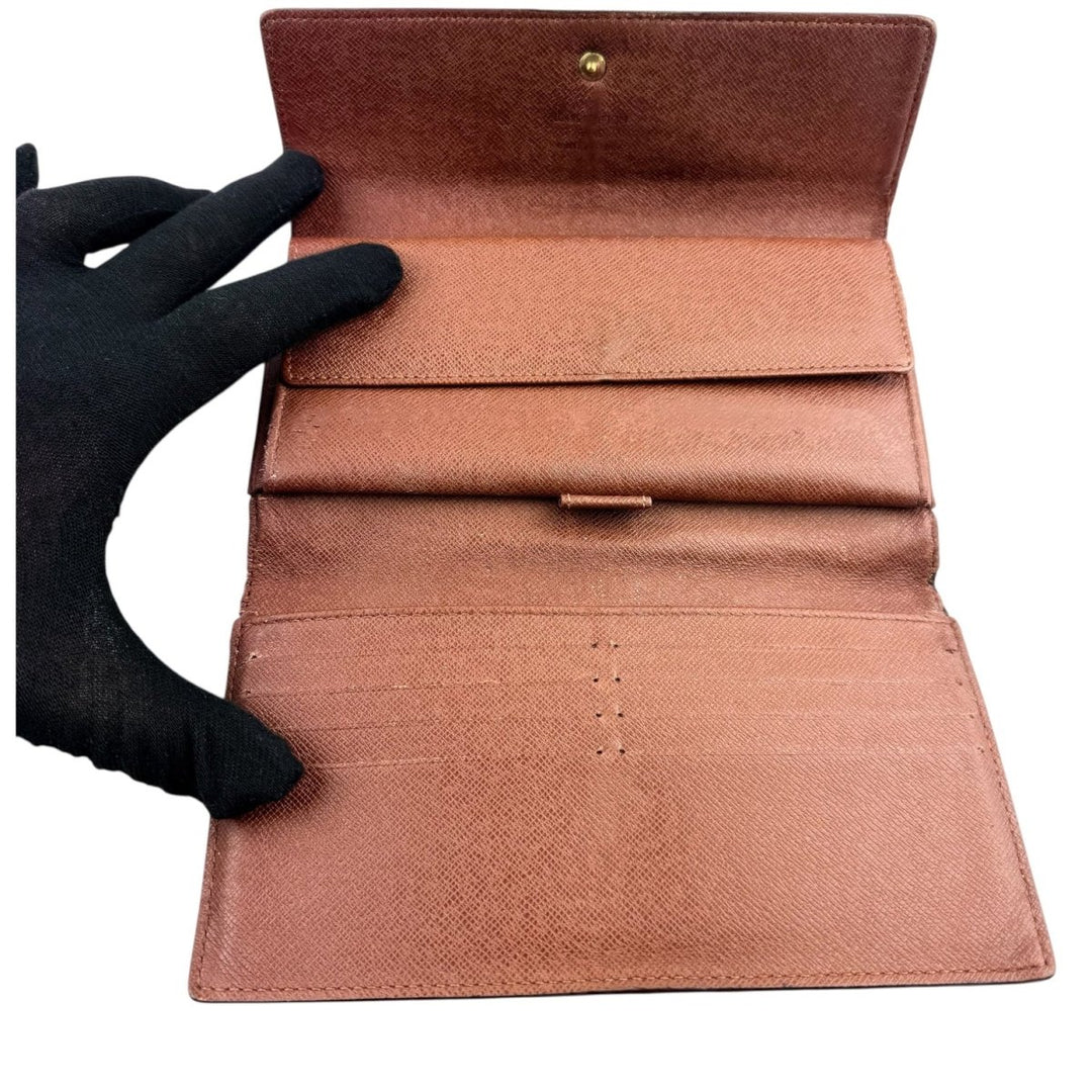Louis Vuitton Trifold Brown Monogram Femme Wallet - Lux Central