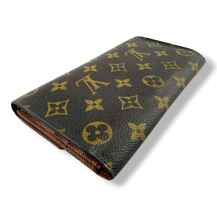 Louis Vuitton Trifold Brown Monogram Femme Wallet - Lux Central