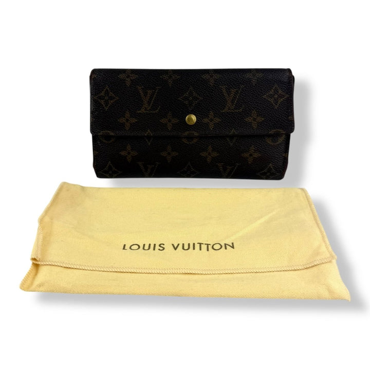 Louis Vuitton Trifold Brown Monogram Femme Wallet - Lux Central