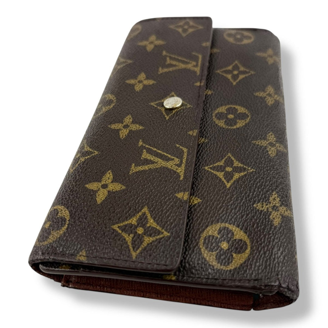 Louis Vuitton Trifold Brown Monogram Femme Wallet - Lux Central