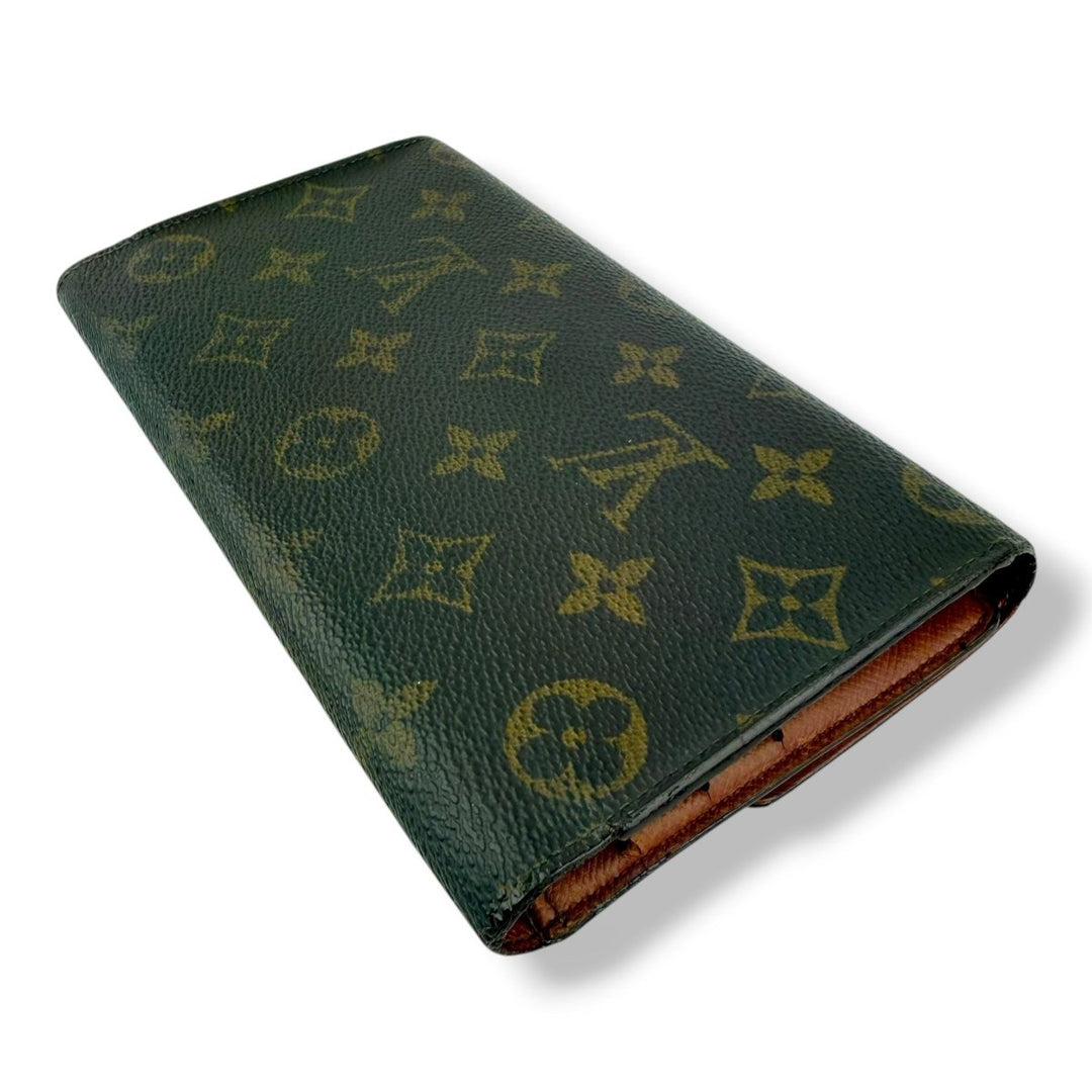 Louis Vuitton Trifold Brown Monogram Femme Wallet - Lux Central