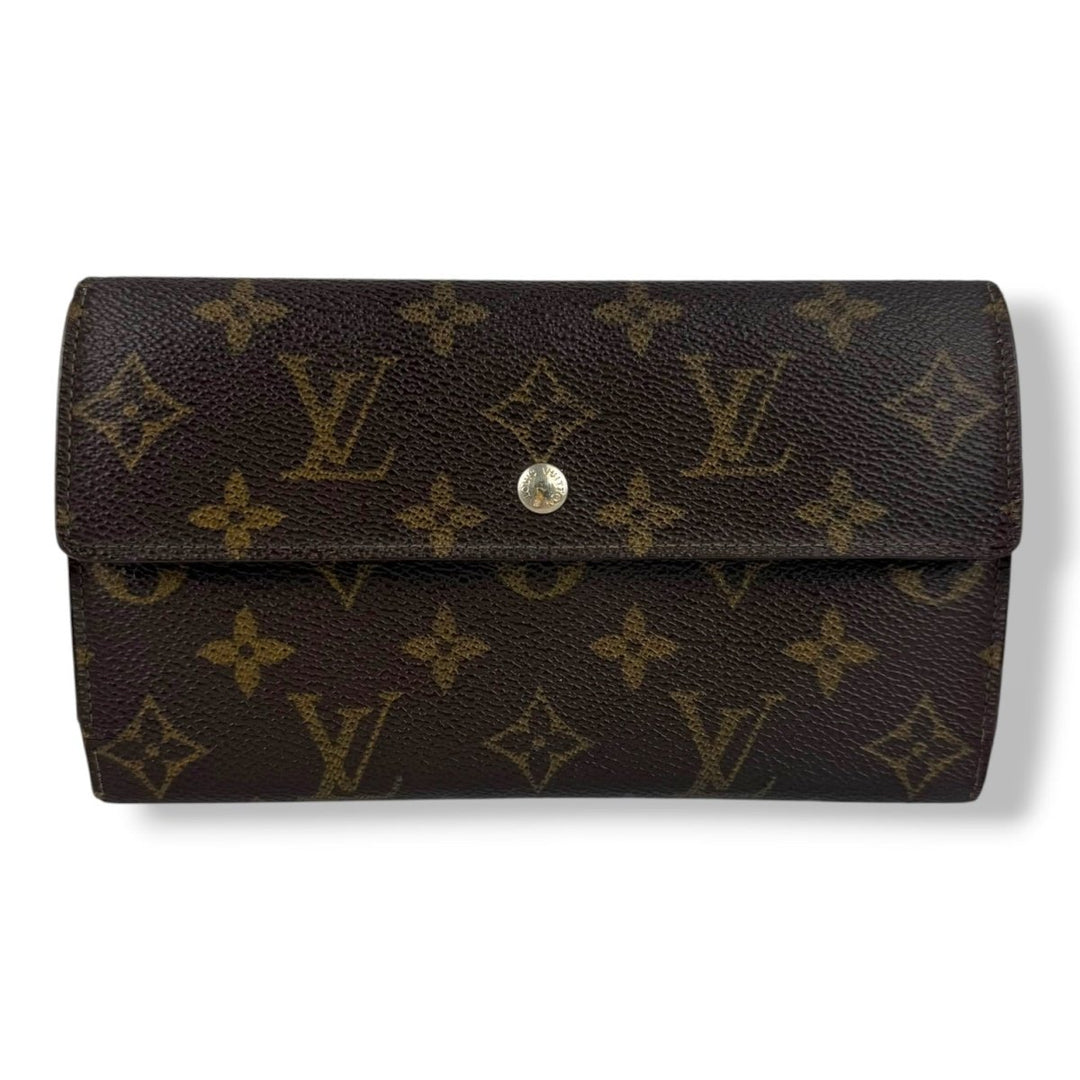 Louis Vuitton Trifold Brown Monogram Femme Wallet - Lux Central
