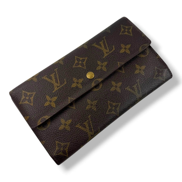 Louis Vuitton Trifold Brown Monogram Femme Wallet - Lux Central