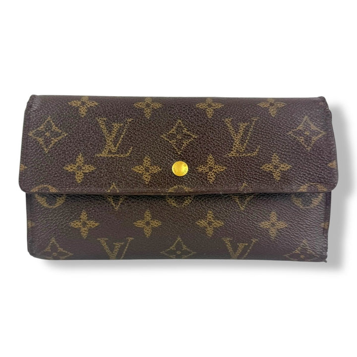 Louis Vuitton Trifold Brown Monogram Femme Wallet - Lux Central