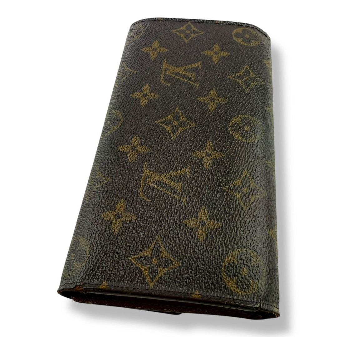Louis Vuitton Trifold Brown Monogram Femme Wallet - Lux Central