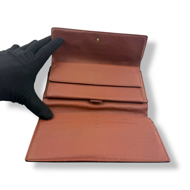 Louis Vuitton Trifold Brown Monogram Femme Wallet - Lux Central