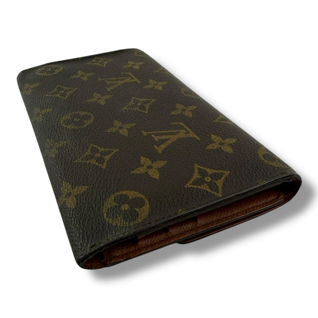 Louis Vuitton Trifold Brown Monogram Femme Wallet - Lux Central