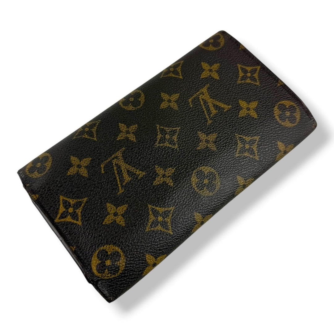 Louis Vuitton Trifold Brown Monogram Femme Wallet - Lux Central