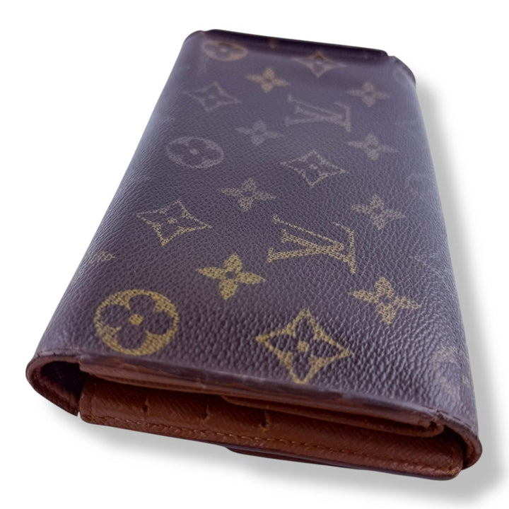 Louis Vuitton Trifold Brown Monogram Femme Wallet - Lux Central