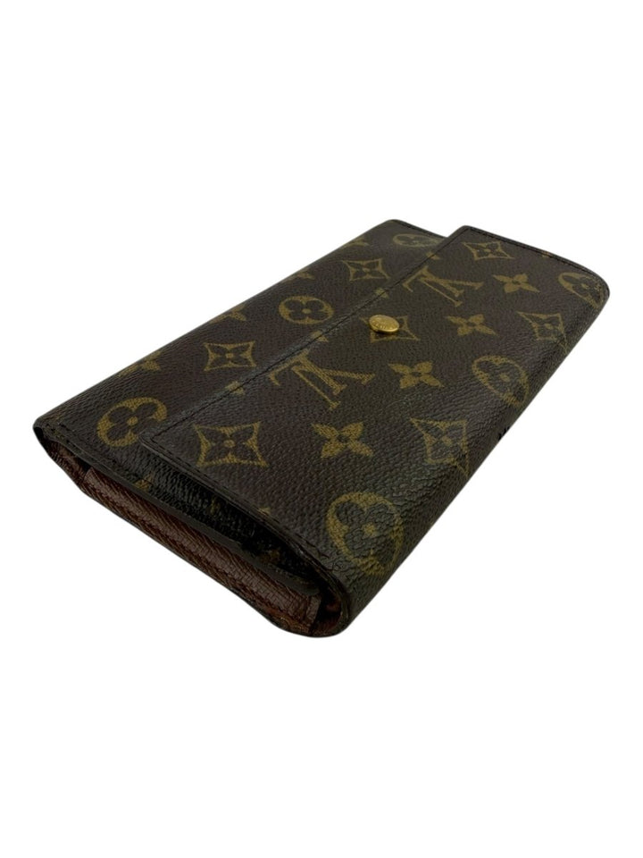 Louis Vuitton Trifold Brown Monogram Femme Wallet - Lux Central
