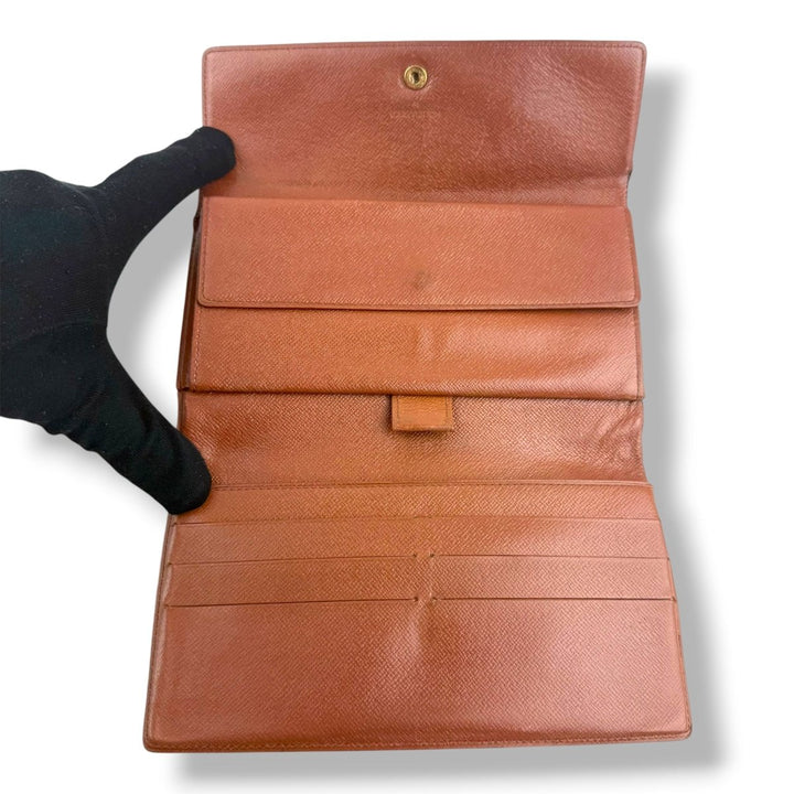 Louis Vuitton Trifold Brown Monogram Femme Wallet - Lux Central