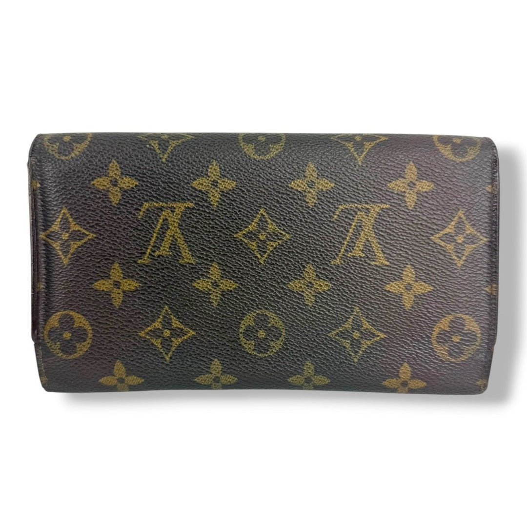 Louis Vuitton Trifold Brown Monogram Femme Wallet - Lux Central
