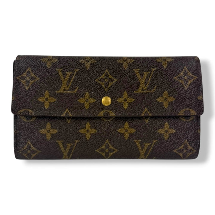 Louis Vuitton Trifold Brown Monogram Femme Wallet - Lux Central