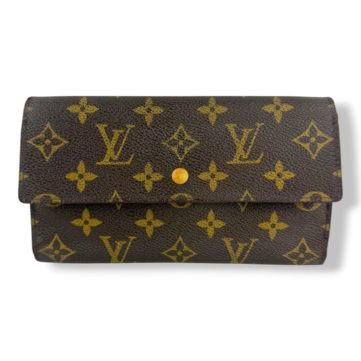 Louis Vuitton Trifold Brown Monogram Femme Wallet - Lux Central