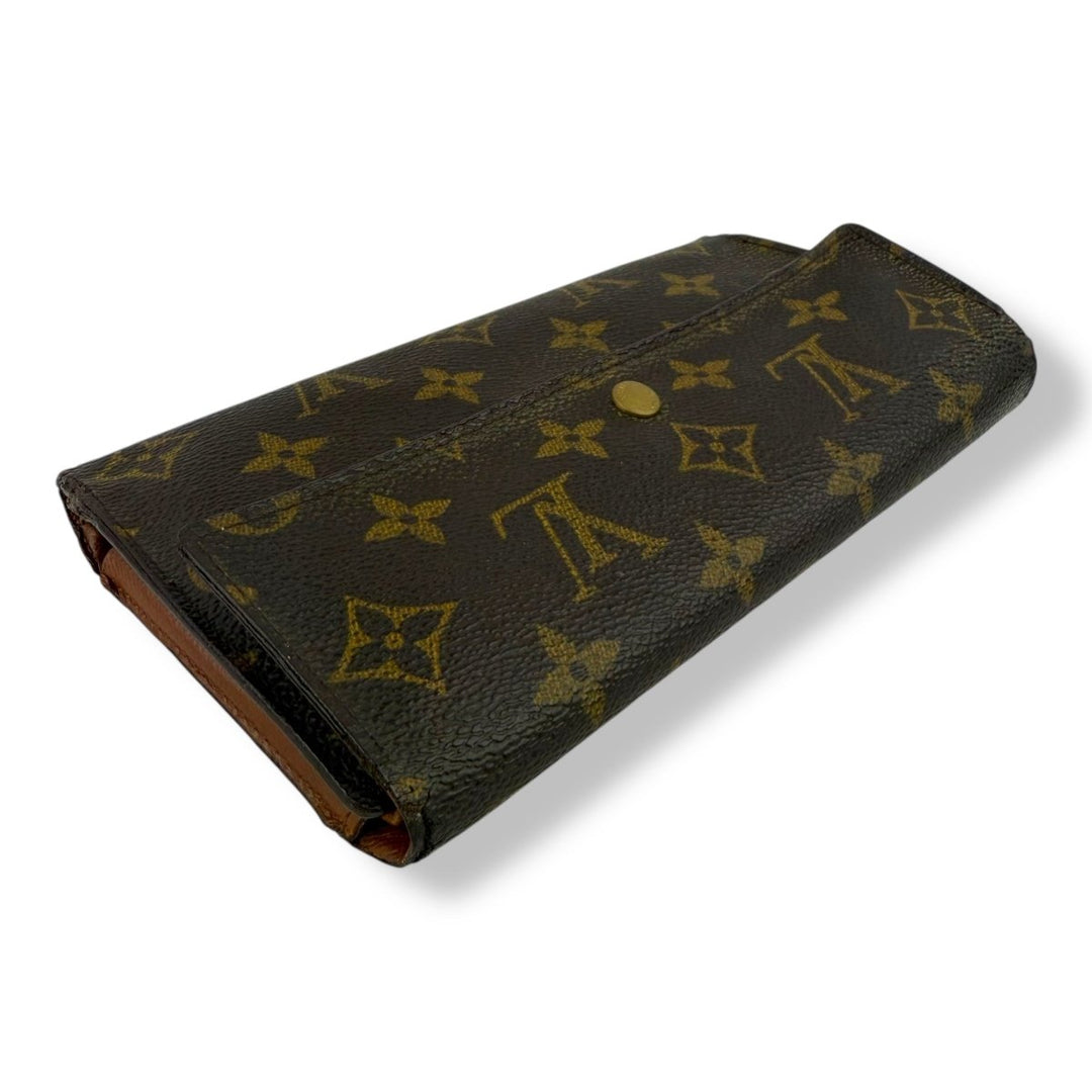 Louis Vuitton Trifold Brown Monogram Femme Wallet - Lux Central