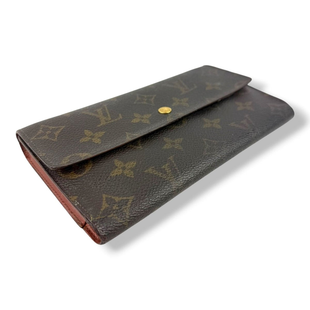 Louis Vuitton Trifold Brown Monogram Femme Wallet - Lux Central