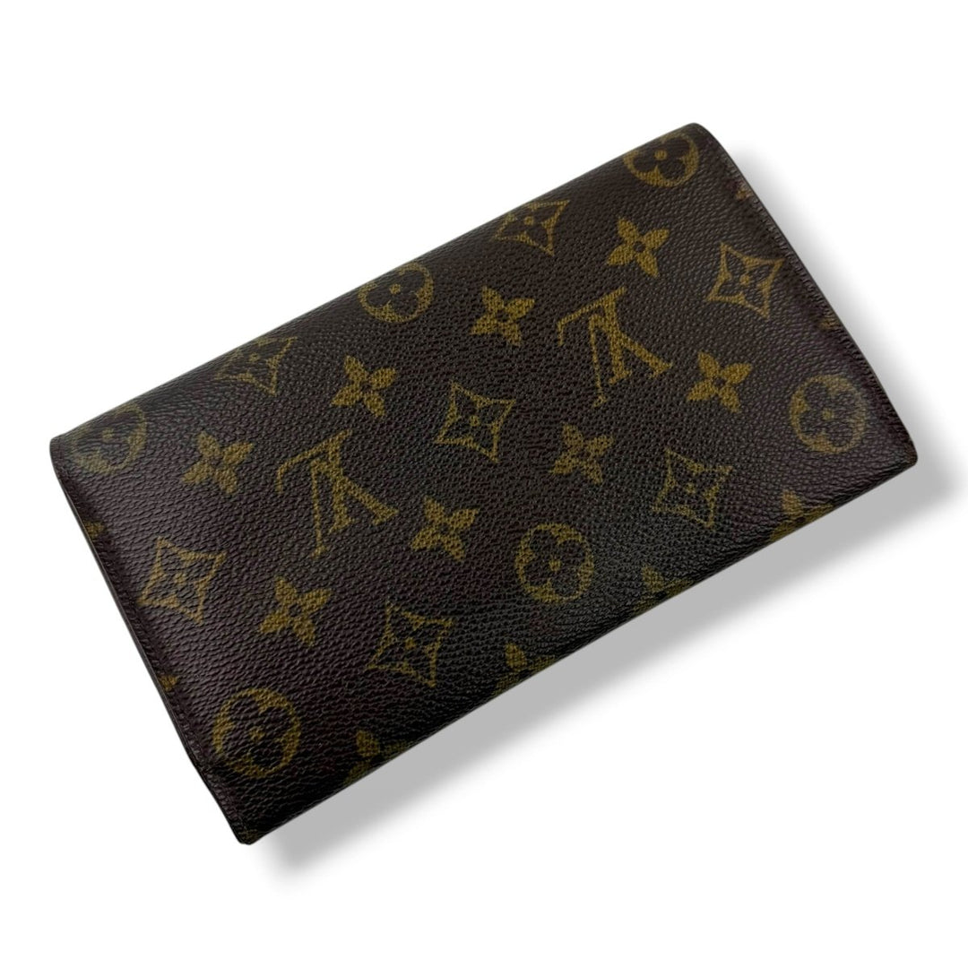 Louis Vuitton Trifold Brown Monogram Femme Wallet - Lux Central