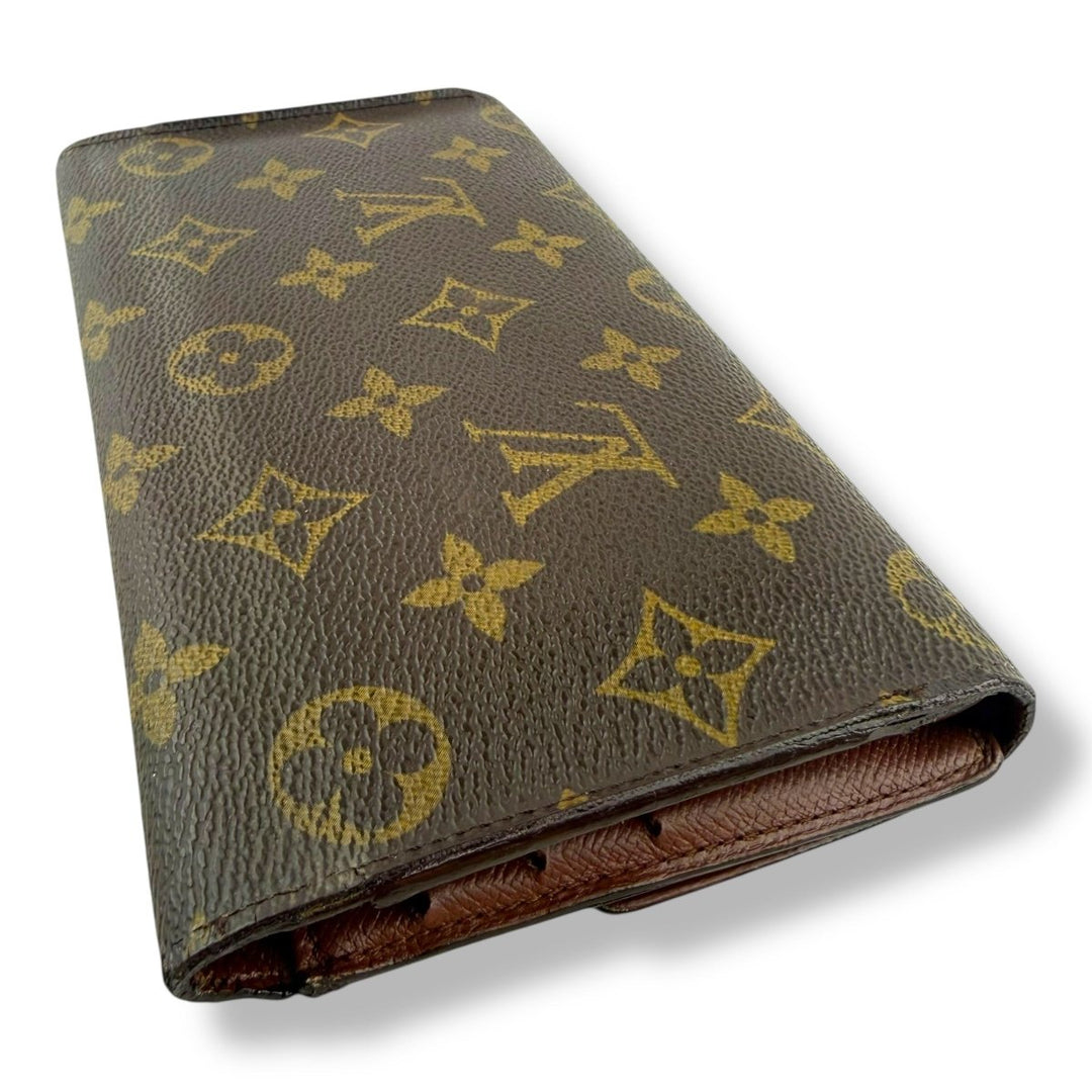 Louis Vuitton Trifold Brown Monogram Femme Wallet - Lux Central