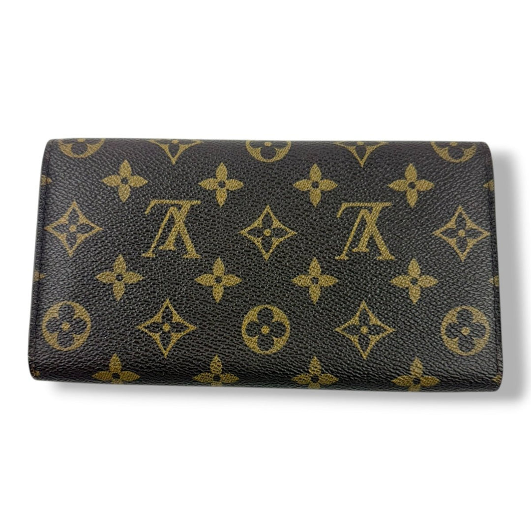 Louis Vuitton Trifold Brown Monogram Femme Wallet - Lux Central