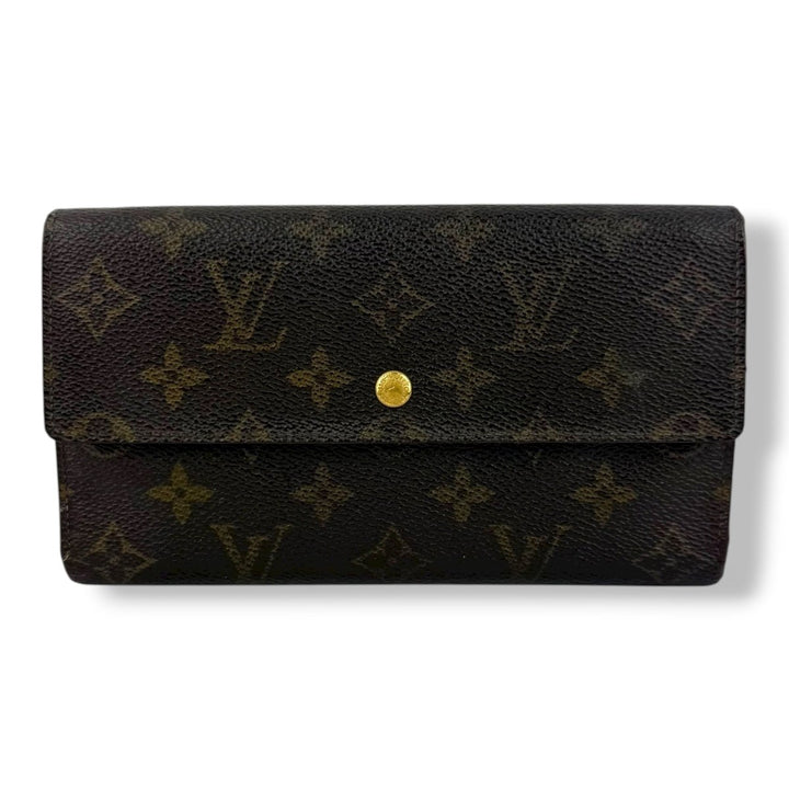 Louis Vuitton Trifold Brown Monogram Femme Wallet - Lux Central