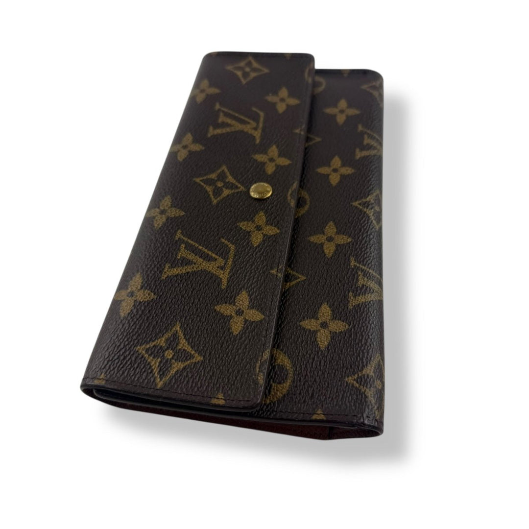 Louis Vuitton Trifold Brown Monogram Femme Wallet - Lux Central