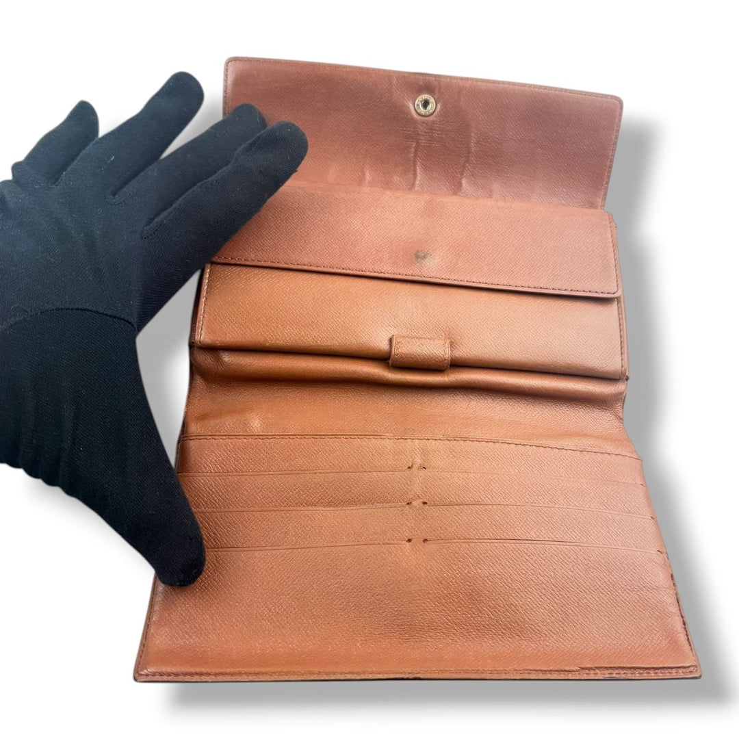 Louis Vuitton Trifold Brown Monogram Femme Wallet - Lux Central