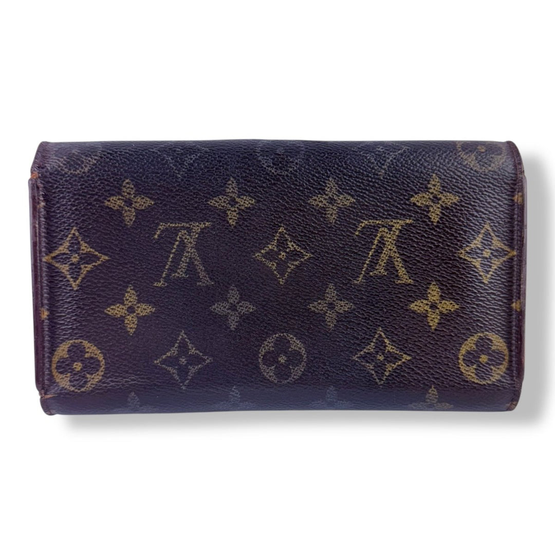 Louis Vuitton Trifold Brown Monogram Femme Wallet - Lux Central