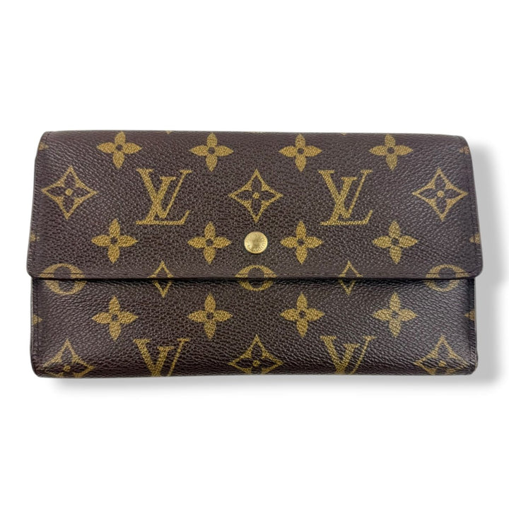 Louis Vuitton Trifold Brown Monogram Femme Wallet - Lux Central
