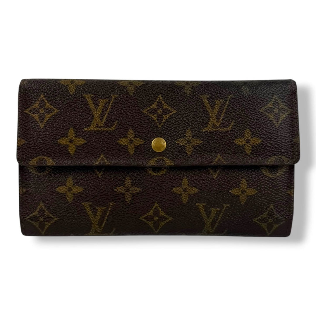 Louis Vuitton Trifold Brown Monogram Femme Wallet - Lux Central