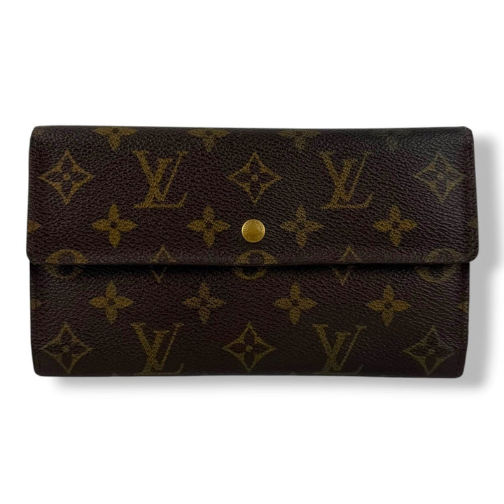Louis Vuitton Trifold Brown Monogram Femme Wallet - Lux Central