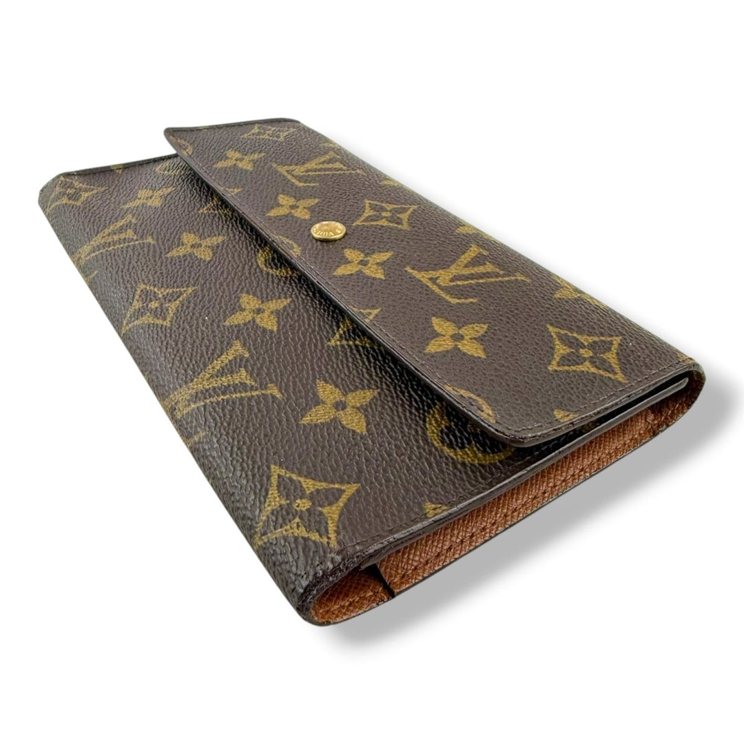 Louis Vuitton Trifold Brown Monogram Femme Wallet - Lux Central