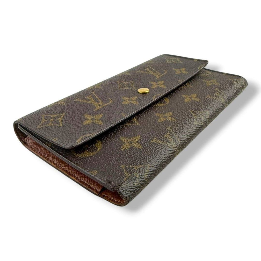 Louis Vuitton Trifold Brown Monogram Femme Wallet - Lux Central